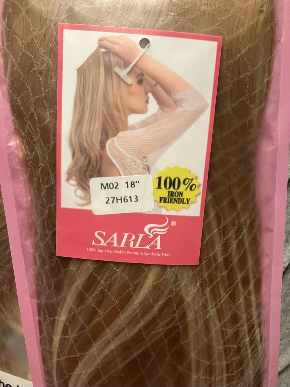 sarla 100% japanese kanekalon premium synthetic fiber M02 18" 7H613